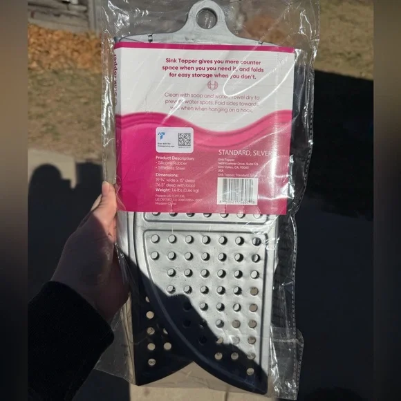 !NEW! Sink Topper Sink Organizer - Gray - Picture 4 of 4